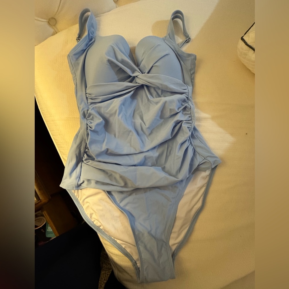 RELLECIGA Light Blue Women's One Piece Swimsuit